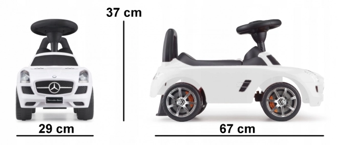 Odrážedlo Mercedes-Benz SLS AMG bílé