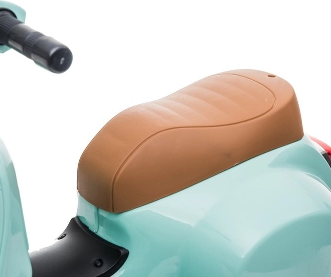 Dětský elektrický skútr Vespa GTS 300 Mini tyrkysový