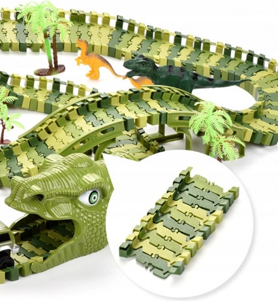 Dinosauří závodní dráha XXL 240 prvků