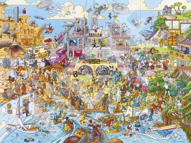 Puzzle 1500 dílků Hollyworld