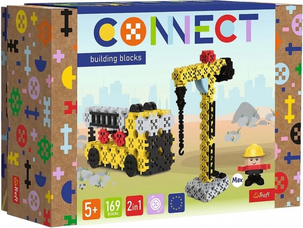 Stavebnice hydraulického autojeřábu Klocki Connect