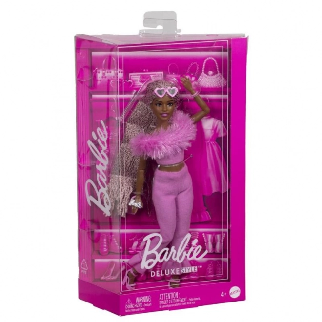 Barbie modelka v kalhotovém kostýmu