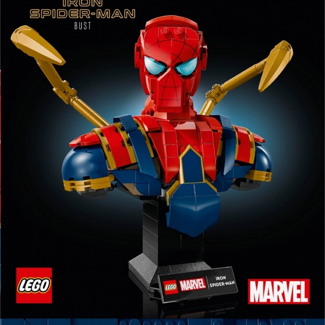 Kolekcionářská Poprsí Iron Spider-Mana LEGO Super Heroes