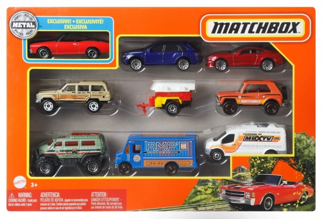 Auta Matchbox 9-Pack
