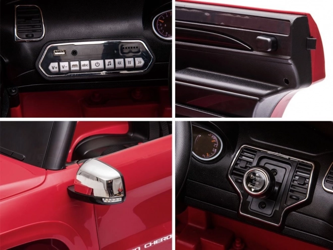 Dětské auto na akumulátor Jeep Grand Cherokee – Lakovaná červená