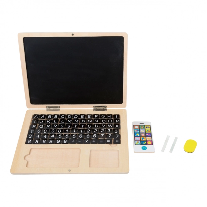 Dřevěný notebook pro děti Small Foot
