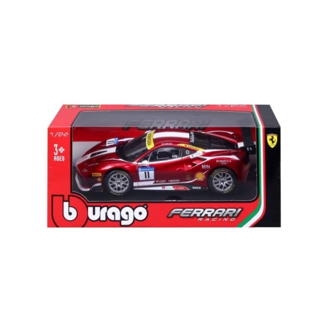 Model auta Ferrari 488 Challenge 2017 od Bburago v měřítku 1:24