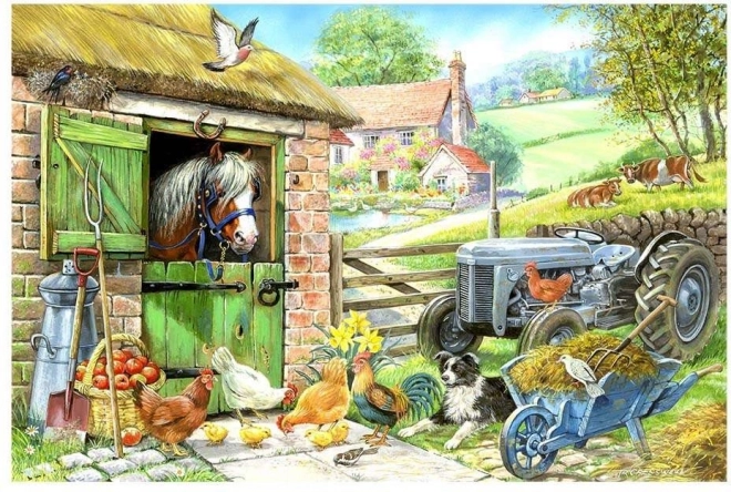 Farmářské puzzle BIG 250 dílků