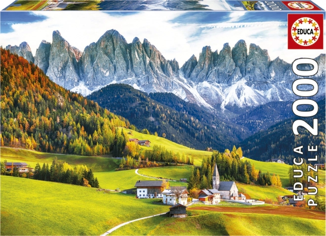 EDUCA Puzzle Podzim v Dolomitech 2000 dílků