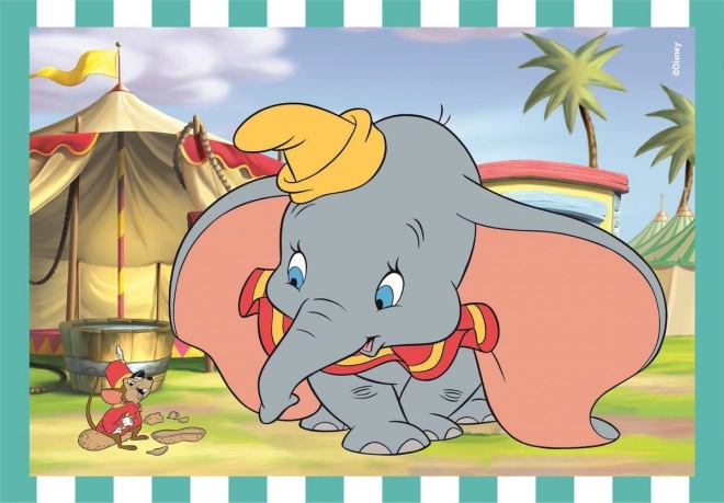 Puzzle 4v1 Super Color Disney Classic