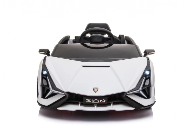 Lamborghini SIAN dětské auto na baterii s ovladačem – Bílé