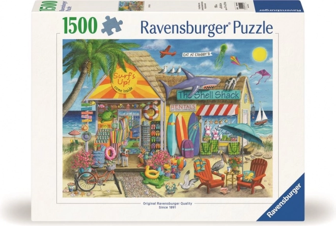 Ravensburger puzzle surfařský stánek 1500 dílků