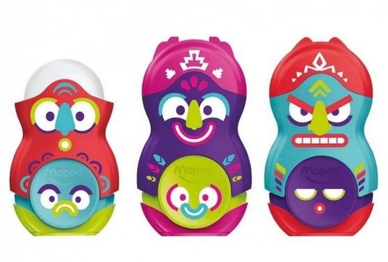 Hravý design Loopy Totem v mixu barev