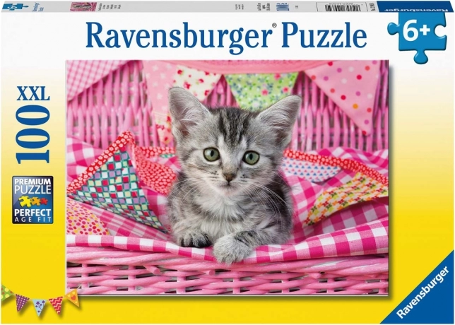 Puzzle 100 dílků XXL Roztomilé koťátko