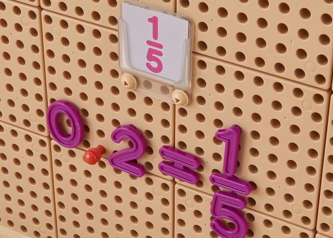 Sada čísel a symbolů pro výuku matematiky a počítání pro panely STEM