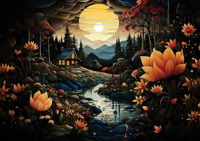 ART PUZZLE Puzzle Noční krásky 1000 dílků