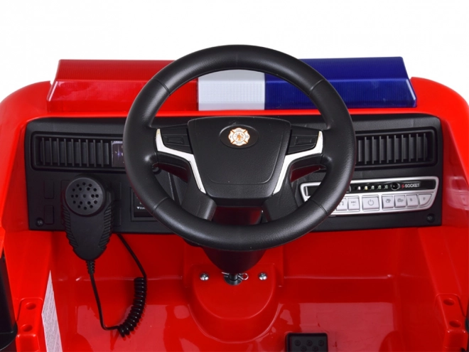 Elektrické hasičské auto pro děti s dálkovým ovládáním