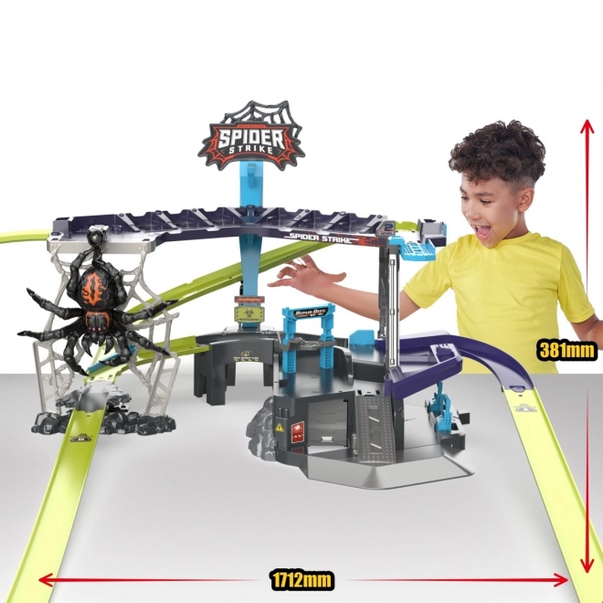 Autodráha nastavená Spider attack