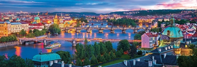 EUROGRAPHICS panoramatické puzzle Praha, Česká republika – 1000 dílků