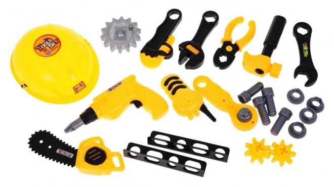 Sestava nářadí s ponkem pro malého mechanika
