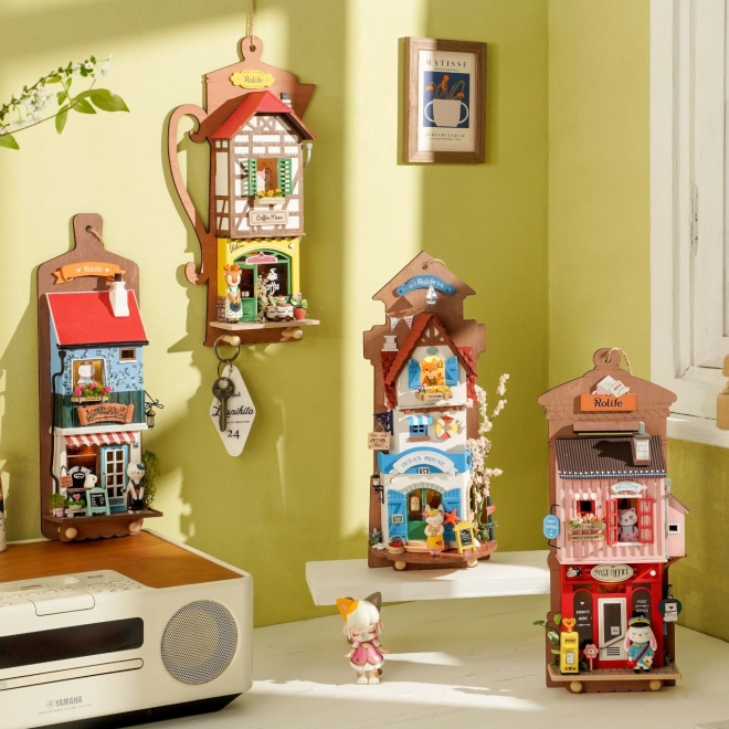 RoboTime nástěnná miniatura domečku Ostrovní vila