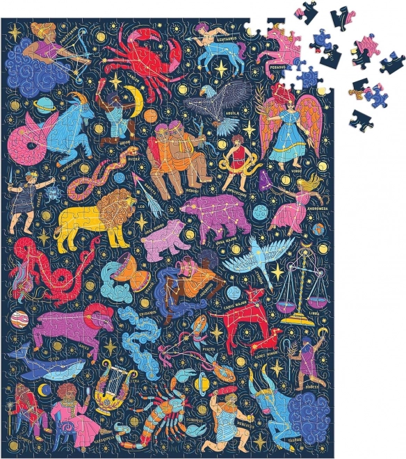Galison Puzzle Souhvězdí zvěrokruhu 500 dílků
