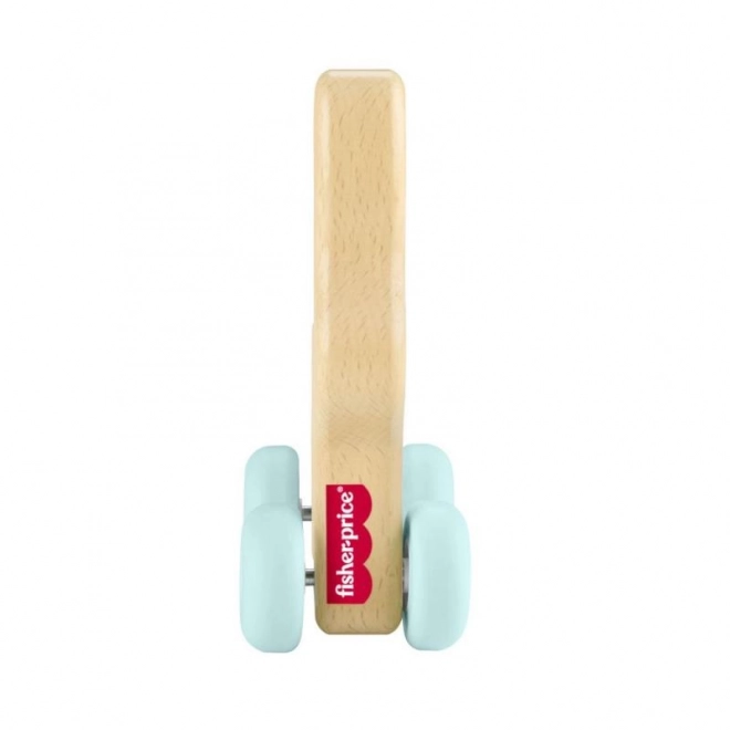 Fisher-Price Dřevěný zajíček na kolečkách