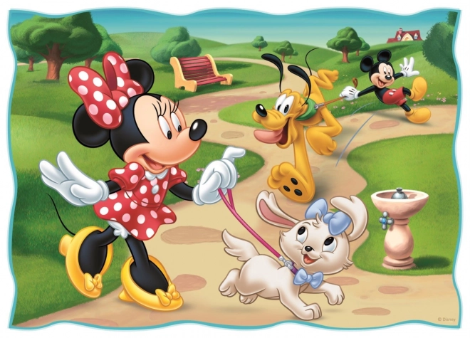 Puzzle 4v1 Mickey a Minnie