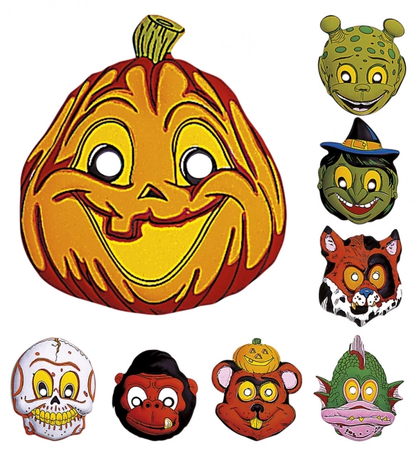 Halloween plastová maska