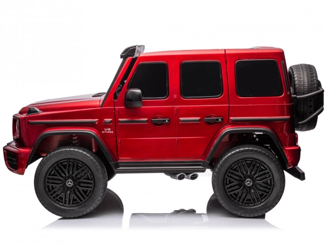 Autobaterie Mercedes třídy G 63 AMG 4x4 Panelové rádio 2 místné PA0309 – Lakovaná červená