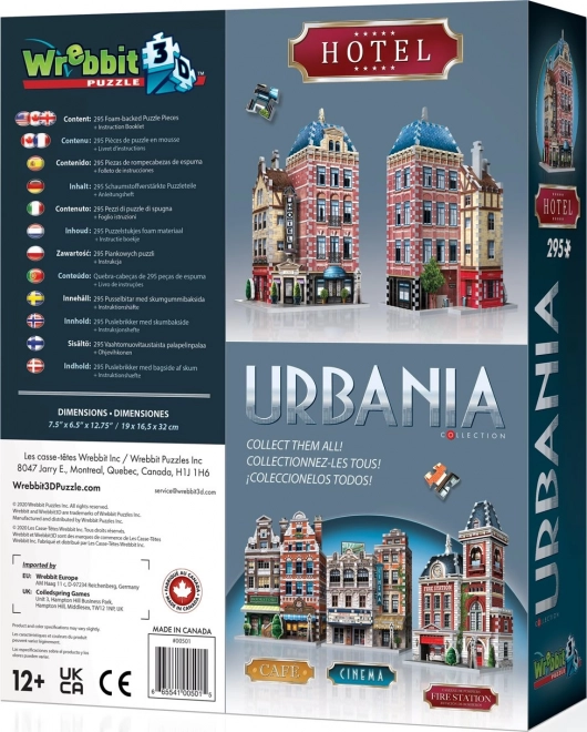WREBBIT 3D puzzle Urbania: Hotel 295 dílků