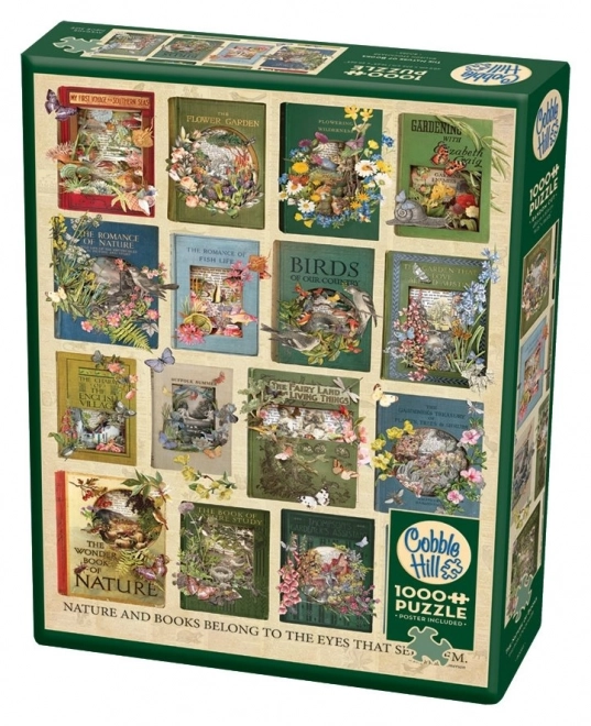 COBBLE HILL Puzzle Knihy o přírodě 1000 dílků