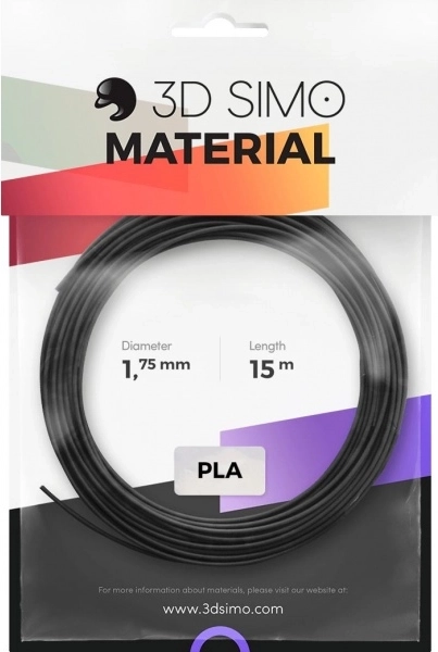 PLA filament pro 3D pero a 3D tisk – sada 1,75 mm, 15 m (černá, zlatá, stříbrná)