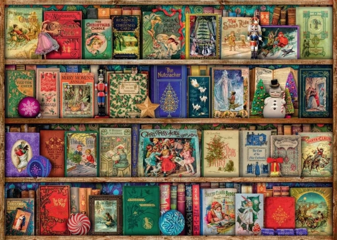 Puzzle 1000 prvků Vánoční knihovna