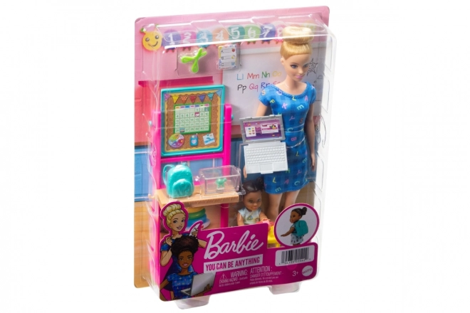 Barbie kariéra učitelka blondýna