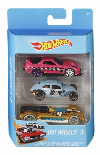 Hot Wheels autíčka sada 3 ks