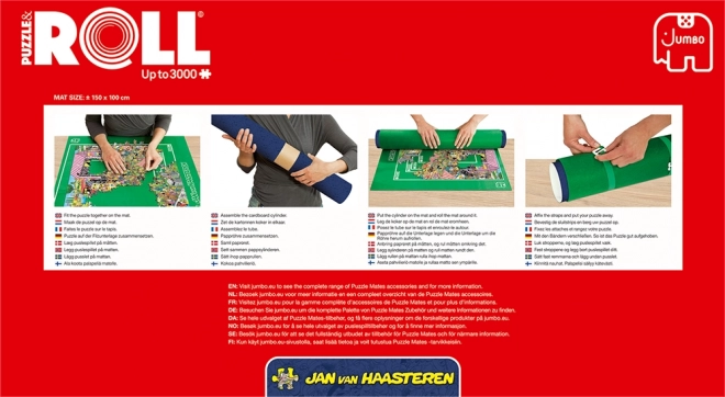 JUMBO Rolovací podložka na puzzle 1000-3000 dílků (150x100cm)