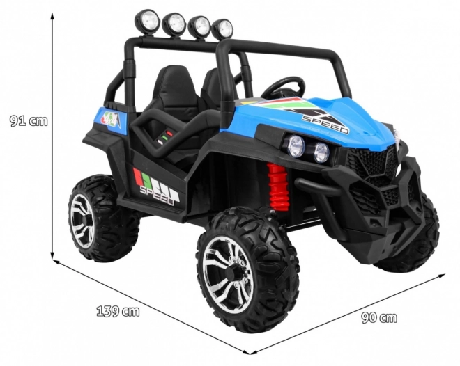 Dětské elektrické auto Grand Buggy s pohonem 4x4 a LED světly