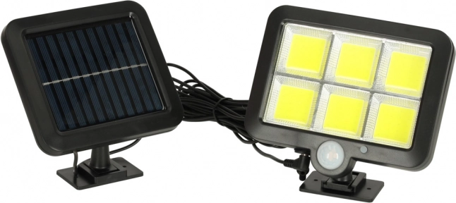 Solární lampa s pohybovým a soumrakovým senzorem 120 LED