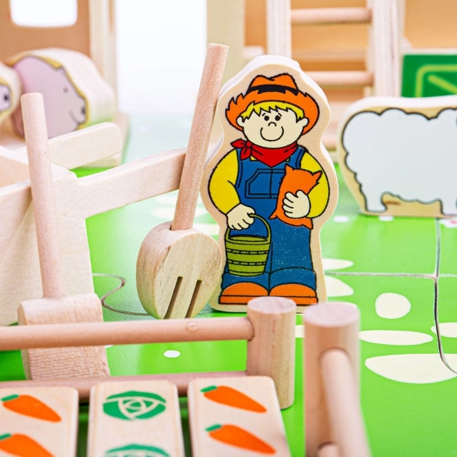 Velká Dřevěná Farma Bigjigs Toys