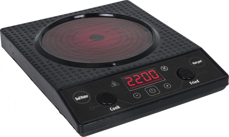 Indukční vařič se zvuky vaření