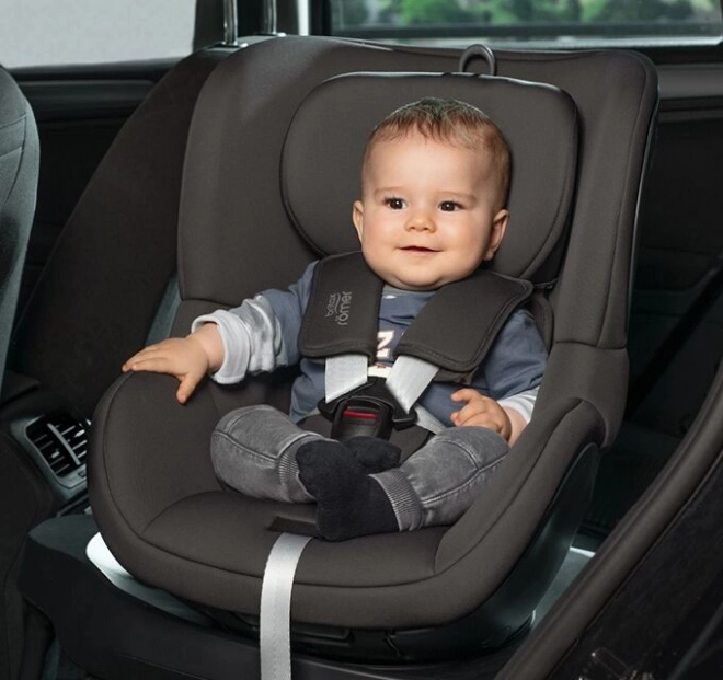 Otočná autosedačka Space Black Dualfix pro děti