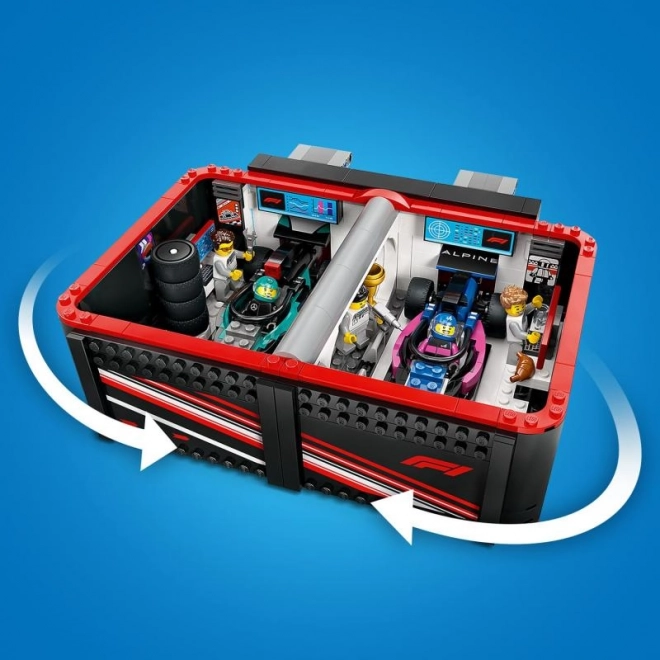 LEGO City F1 Garaž a závodní vozy Mercedes-AMG a Alpine