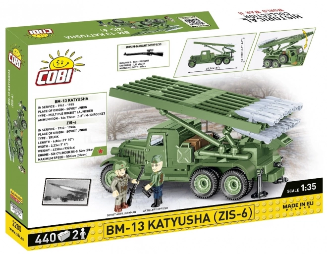 Sestava kostiček BM-13 Katyusha (ZIS-6)