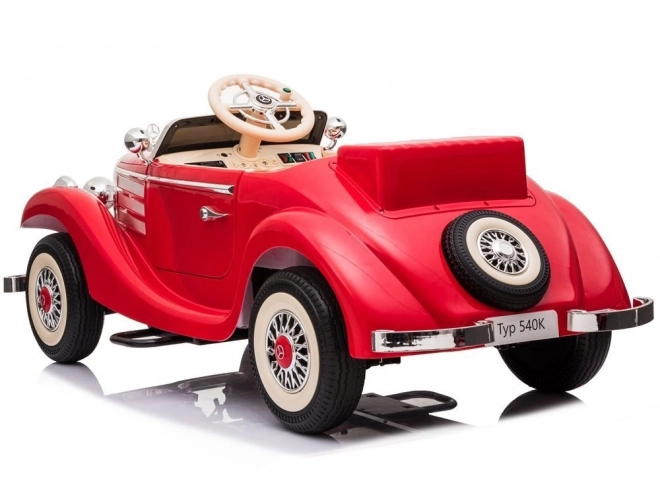 Retro auto na akumulátor Mercedes-Benz 540K – Červené