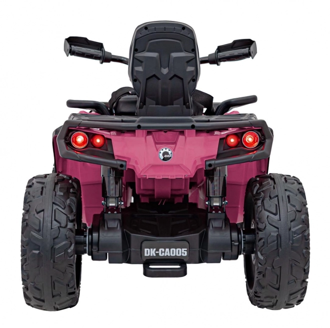 Růžový čtyřkolka Can-Am Outlander ATV