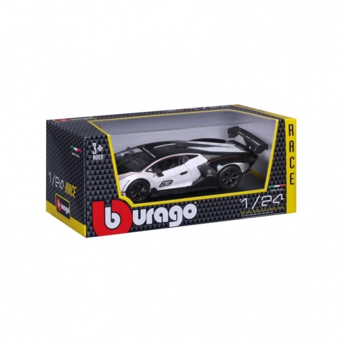 Bburago 1:24 Race Lamborghini Essenza SCV12 – Bílé