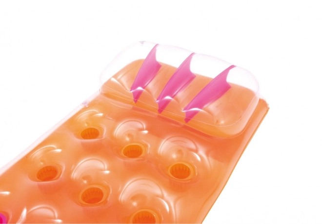 Bestway Neonová plážová matrace 188 x 71 cm + opravná sada – Oranžová