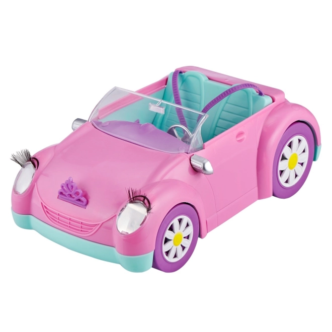 Stylový růžový kabriolet
