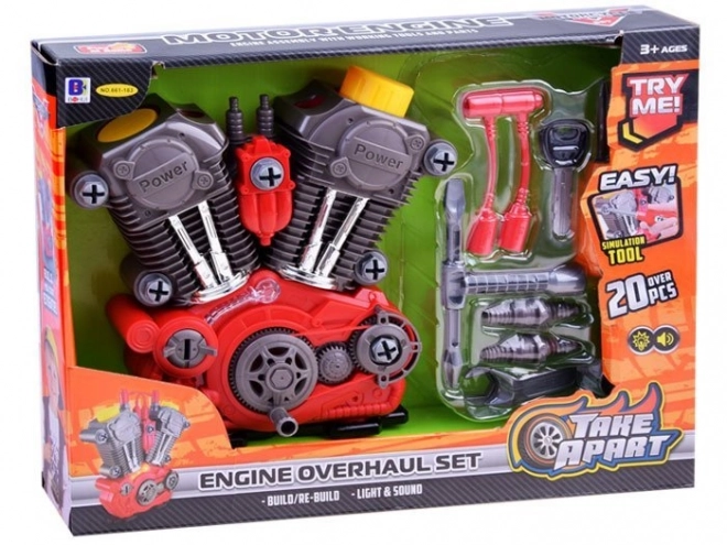 Rozebíratelný motor pro malé mechaniky